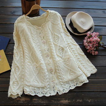 Chiweng acrylic kardigan – 95%+ udio glavne tkanine, okrugli ovratnik, dugi rukavi, gradski stil
