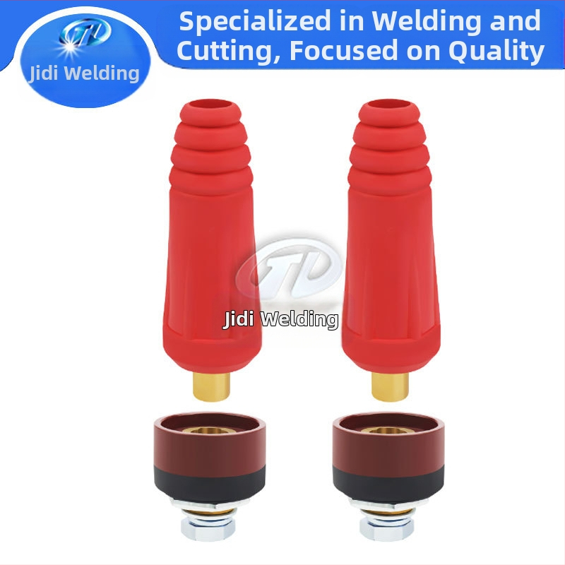 Zavarivački pribor DKJ10-25, europski brzi priključak/utikač Gitty, set od 4 komada