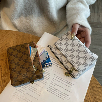 Θήκη καρτών με ακκορντόν σχεδιασμό, εκτύπωση με γράμματα, μεγάλη χωρητικότητα, εξωτερικό PVC, επένδυση πολυεστέρα