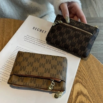 Θήκη καρτών με ακκορντόν σχεδιασμό, εκτύπωση με γράμματα, μεγάλη χωρητικότητα, εξωτερικό PVC, επένδυση πολυεστέρα