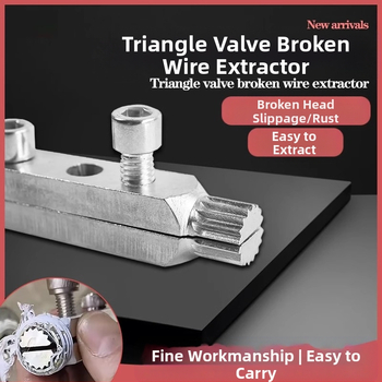Многофункционален екстрактор за счупени резби и винтове за кранове и водопроводи, съвместим с електрически ъглов шлайф, 24V