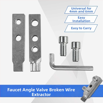 Многофункционален екстрактор за счупени резби и винтове за кранове и водопроводи, съвместим с електрически ъглов шлайф, 24V