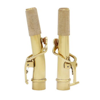 Saxofon nyakakészlet sopránhoz: egyenes és görbe nyak, modell B53, réz dugóval, két darabos csomagolás, OPP zacskó