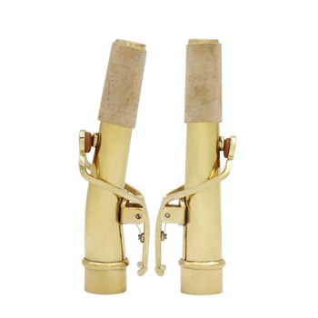 Saxofon nyakakészlet sopránhoz: egyenes és görbe nyak, modell B53, réz dugóval, két darabos csomagolás, OPP zacskó