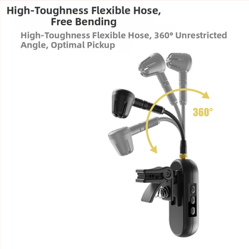 Ασύρματο μικρόφωνο κλιπ για σαξόφωνο και μουσικά όργανα – Μοντέλο M-03, Bluetooth 5.0, μπαταρία 1000–1200 mAh, διάρκεια 8–12 ωρών, καρδιοειδής λήψη
