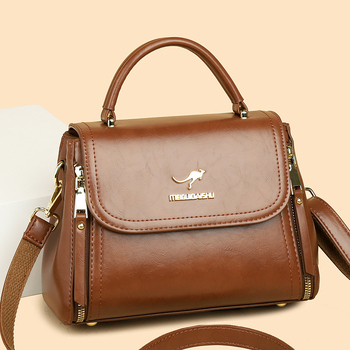 Малка квадратна чанта PU – хоризонтална квадратна форма, капак за затваряне, вътрешна структура с цип