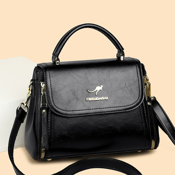 Малка квадратна чанта PU – хоризонтална квадратна форма, капак за затваряне, вътрешна структура с цип