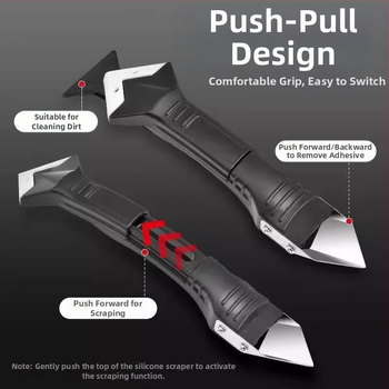 Σετ εργαλείων σφράγισης με ξυστήρα και σπάτουλα εξομάλυνσης – Πλαστικό/Μέταλλο, για οικιακή διακόσμηση