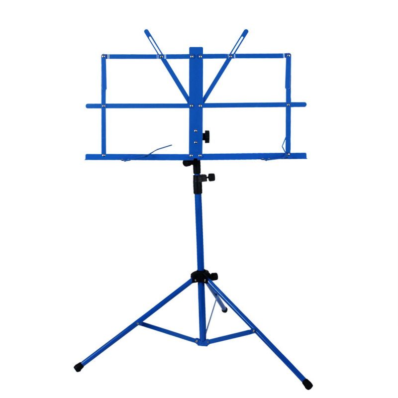 Stativ pentru partituri pentru instrumente muzicale, pliabil, construcție din fier, modelele LD315/LD310, include husă impermeabilă