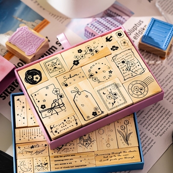 Fából készült napló pecsét – dekoratív pecsét, modell Seal; anyag: fa; kategória: pecsét; cél: dekoráció; üzleti ajándékként megfelelő