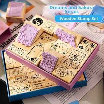 Дървен печат за дневник – декоративен печат, модел Seal; материал: дърво; категория: печат; предназначение: декориране; подходящ като бизнес подарък