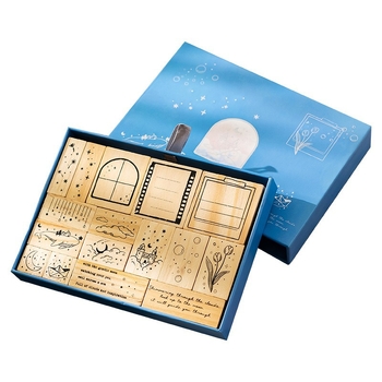 Дървен печат за дневник – декоративен печат, модел Seal; материал: дърво; категория: печат; предназначение: декориране; подходящ като бизнес подарък