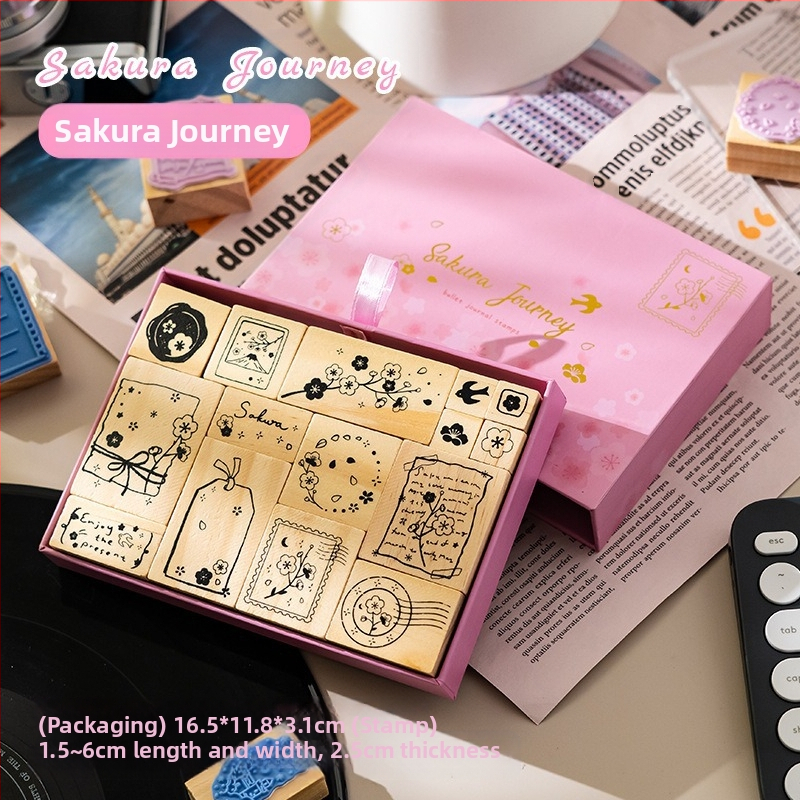 Fából készült napló pecsét – dekoratív pecsét, modell Seal; anyag: fa; kategória: pecsét; cél: dekoráció; üzleti ajándékként megfelelő