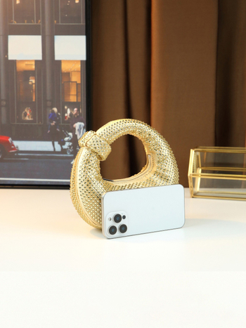 Дамска чанта за вечерен стил — овална PU кожа, цип за затваряне, платнена подплата, единична презрамка, стил: изискан за зряла жена