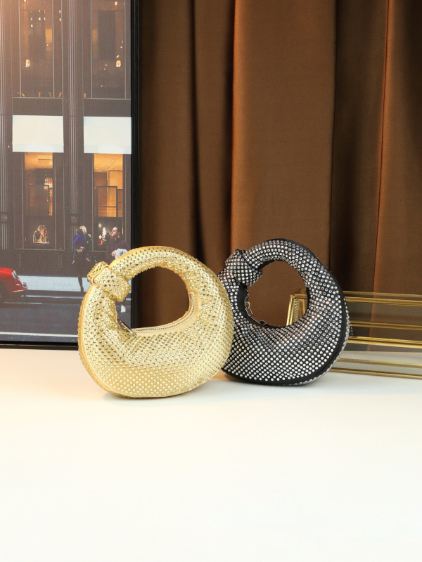 Дамска чанта за вечерен стил — овална PU кожа, цип за затваряне, платнена подплата, единична презрамка, стил: изискан за зряла жена