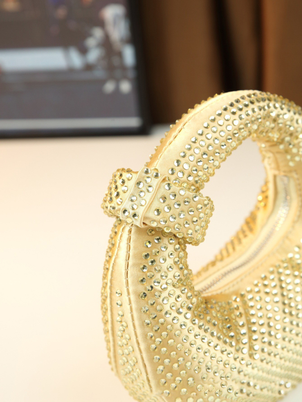 Дамска чанта за вечерен стил — овална PU кожа, цип за затваряне, платнена подплата, единична презрамка, стил: изискан за зряла жена