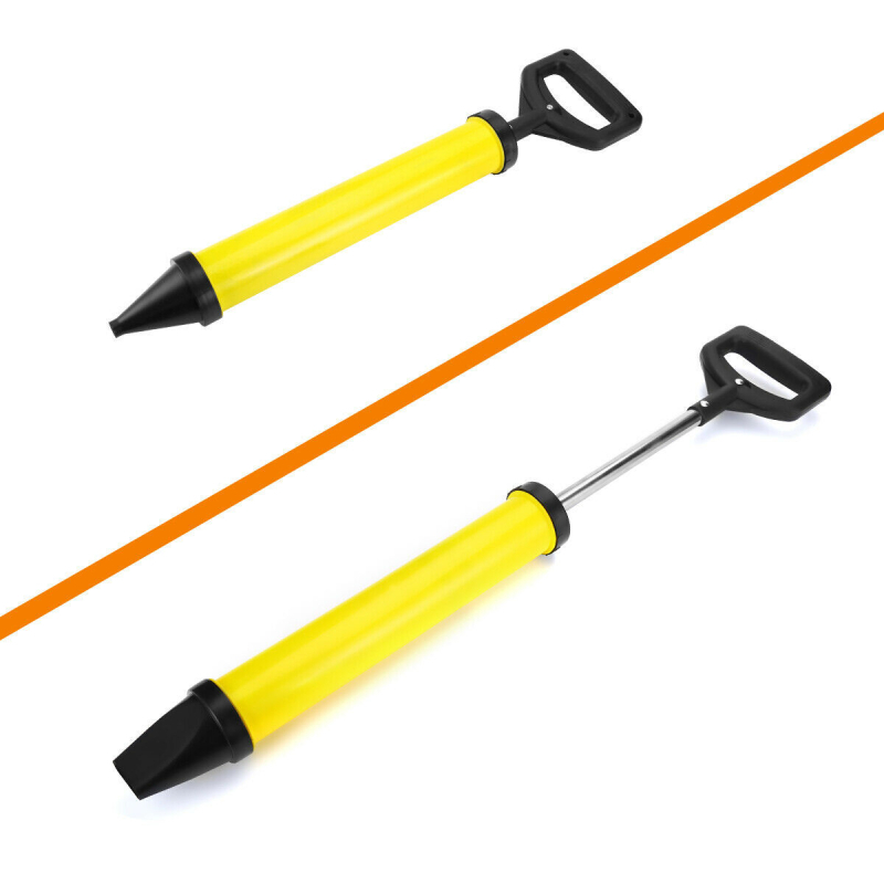 Пистолет за фуги за цимент и мазилка – комплект 4-в-1, пластмасова база и дръжка, 5 части