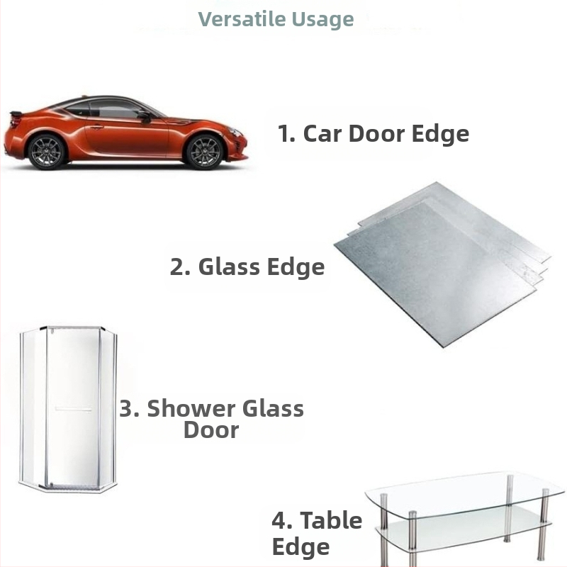 Гумена лента за ръбове Jin qilai — декоративна лента, износоустойчива (Brand: Jin qilai; Scope: decorative strip; Nature: wear-resistant)