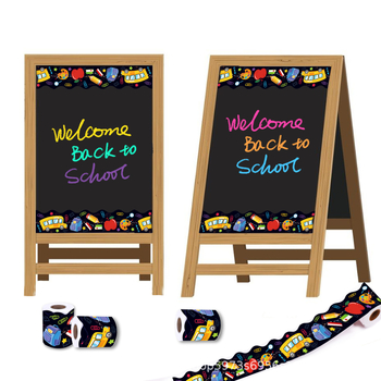 Самозалепваща декоративна ролка стикери за багаж - JT021, покрита хартия, карикатурна тематика, модерен минималистичен стил