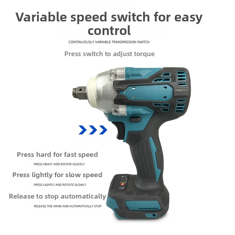 Безчетков ударен гайковерт, акумулаторна литиева батерия, 21V, 350Нм, тегло 1,06 кг, многофункционален