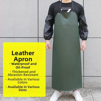 Kötény, ujjatlan, vízálló és szennyeződés elleni védelemmel, kompozit anyagból