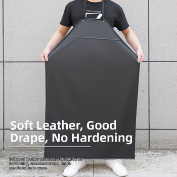 Kötény, ujjatlan, vízálló és szennyeződés elleni védelemmel, kompozit anyagból