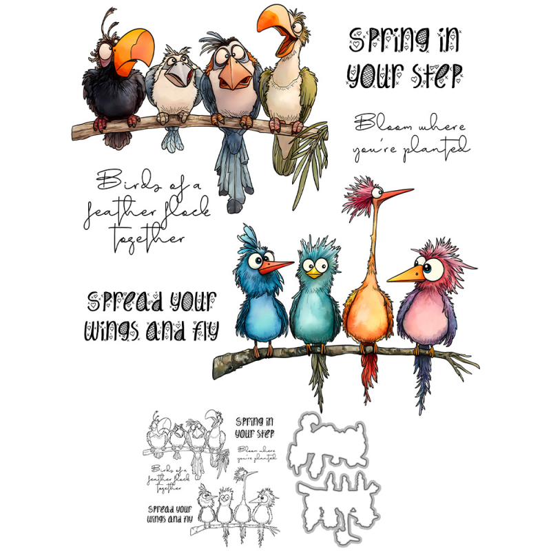 Prozirna silikon otisak s motivom ptice, kalup od karbonskog čelika za ukrašavanje torbe