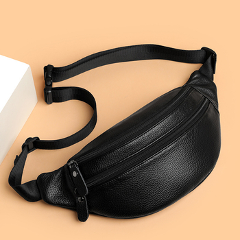 Férfi bőrből készült Chest bag, első réteg szarvasmarha bőrből, poliészter bélés, 2025 nyár, mindennapi használat