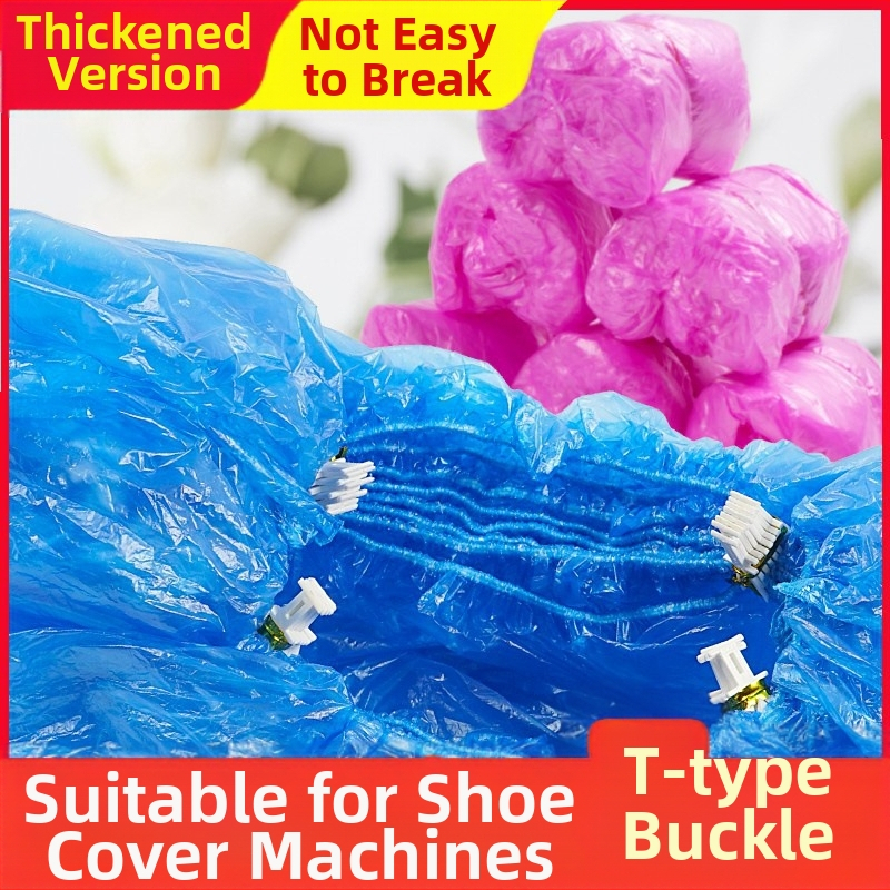 Μηχανή κάλυψης παπουτσιών με πεταλάκι, για μονοχρησιακά PE κάλυμματα, με αγκράφα τύπου Τ, κατάλληλη για εσωτερικούς χώρους χωρίς σκόνη