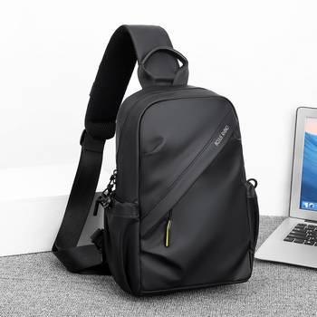 Férfi mellkas táska utcai divat stílusban, Oxford vászon, lélegző, vízálló, ultra könnyű, poliészter bélés