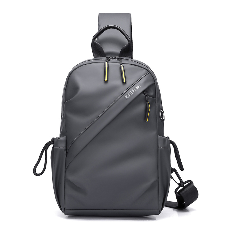 Férfi mellkas táska utcai divat stílusban, Oxford vászon, lélegző, vízálló, ultra könnyű, poliészter bélés