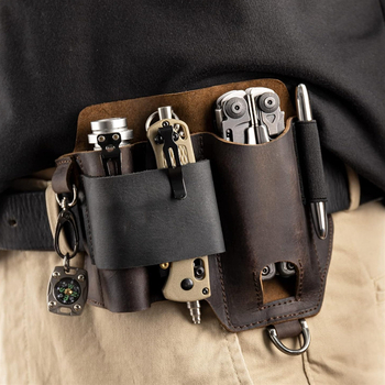 EDC pojas – kožno futrola za alat PU, šivanje, model YG-0804-002
