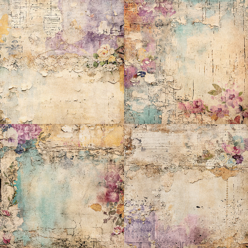 Χειροποίητο vintage scrapbooking χαρτί για άλμπουμ και κάρτες — 12 φύλλα ανά πακέτο; επιλογές: 24 φύλλα (40g), 36 φύλλα (80g) ή 120g πακέτο; κάλυμμα 157gsm επικαλυμμένο χαρτί; εσωτερικό 160gsm offset χαρτί.