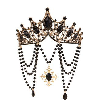 Lydinio karūnos galvos aksesuaras, rankų darbo, retro gotikinio Lolita halo stiliaus Helovyno cosplay (pavasaris 2025)