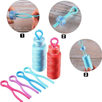 Junori bobin szorító, egyszerű stílus, 100 darab dobozban, 700 g