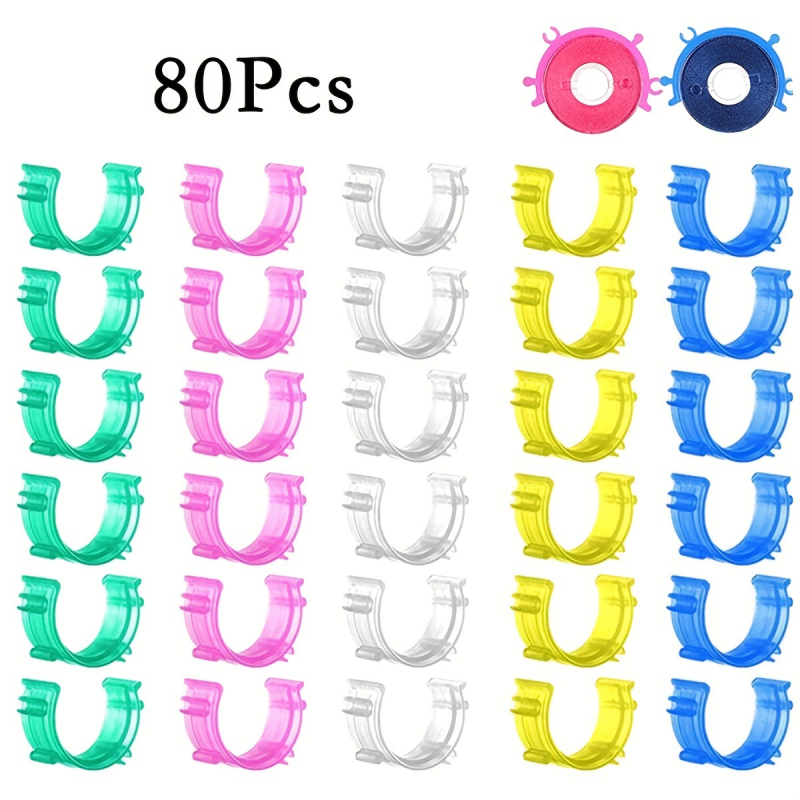 Junori bobin szorító, egyszerű stílus, 100 darab dobozban, 700 g