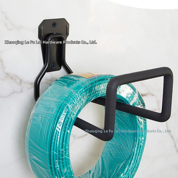 Άγκιστρο αποθήκευσης γκαράζ από σίδηρο, διπλό σχέδιο, φόρτωση 10–15 kg, βάρος 430 g