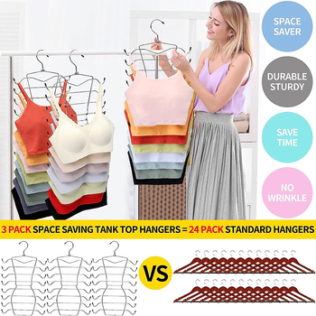 Μεταλλική κρεμάστρα ρούχων με οκταπλό αναδιπλούμενο σχεδιασμό, πολυλειτουργική μονάδα αποθήκευσης για κρεμάστρες, παντελόνια και γραβάτες