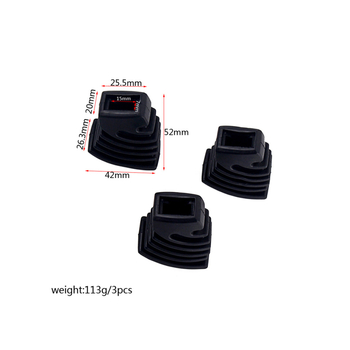 Gumijas kāju paliktņi bungām - 3 komplekti (WC10 WC11 WC12) - plastmasas maisiņš