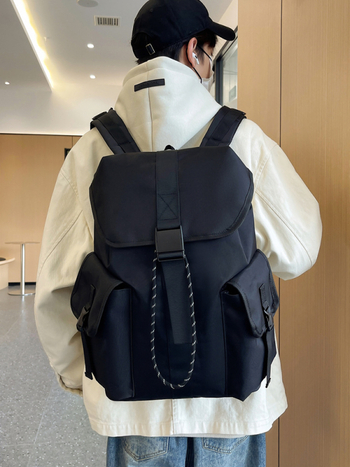 Unisex νάιλον σακίδιο με σχέδιο μείωσης βάρους, αδιάβροχο και ανθεκτικό στη φθορά, προστασία της σπονδυλικής στήλης, ιμάντες με αερόσακο για μαθητές γυμνασίου