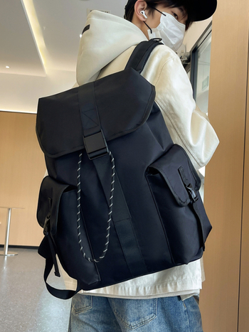 Unisex νάιλον σακίδιο με σχέδιο μείωσης βάρους, αδιάβροχο και ανθεκτικό στη φθορά, προστασία της σπονδυλικής στήλης, ιμάντες με αερόσακο για μαθητές γυμνασίου