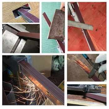 Електрически лентов шлайф за модифициран ъглошлайф, полиране на ножове и ножици, малък дървообработващ инструмент — Материал: алумина