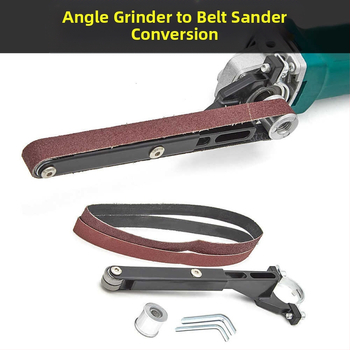 Електрически лентов шлайф за модифициран ъглошлайф, полиране на ножове и ножици, малък дървообработващ инструмент — Материал: алумина