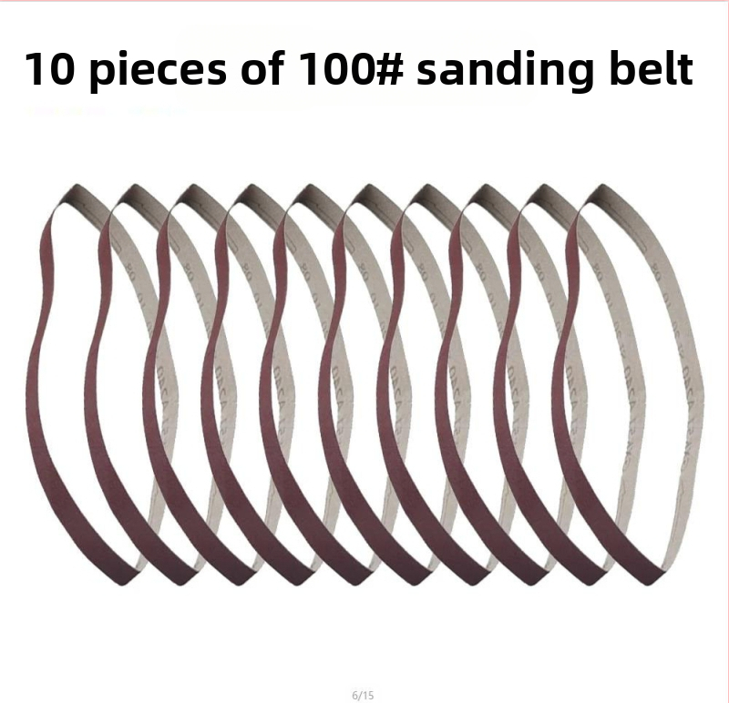 Електрически лентов шлайф за модифициран ъглошлайф, полиране на ножове и ножици, малък дървообработващ инструмент — Материал: алумина