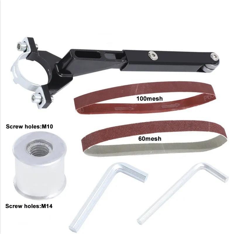 Електрически лентов шлайф за модифициран ъглошлайф, полиране на ножове и ножици, малък дървообработващ инструмент — Материал: алумина