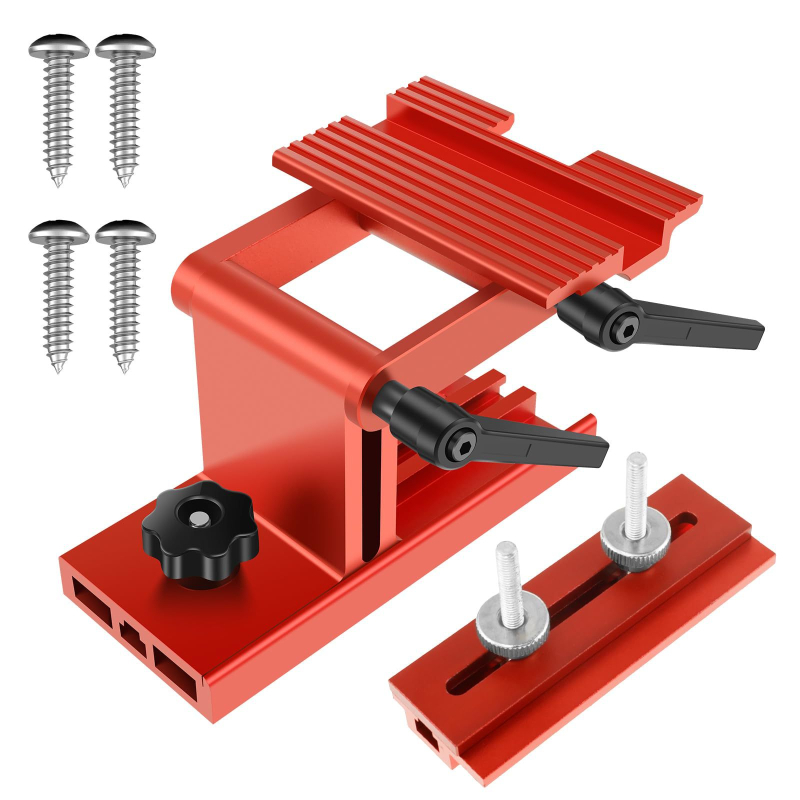 Brilliance Universalus laikiklis staliniam šlifuokliui, reguliuojamas spaustuko 6/8 colių staliniam šlifuokliui, aliuminio lydinys