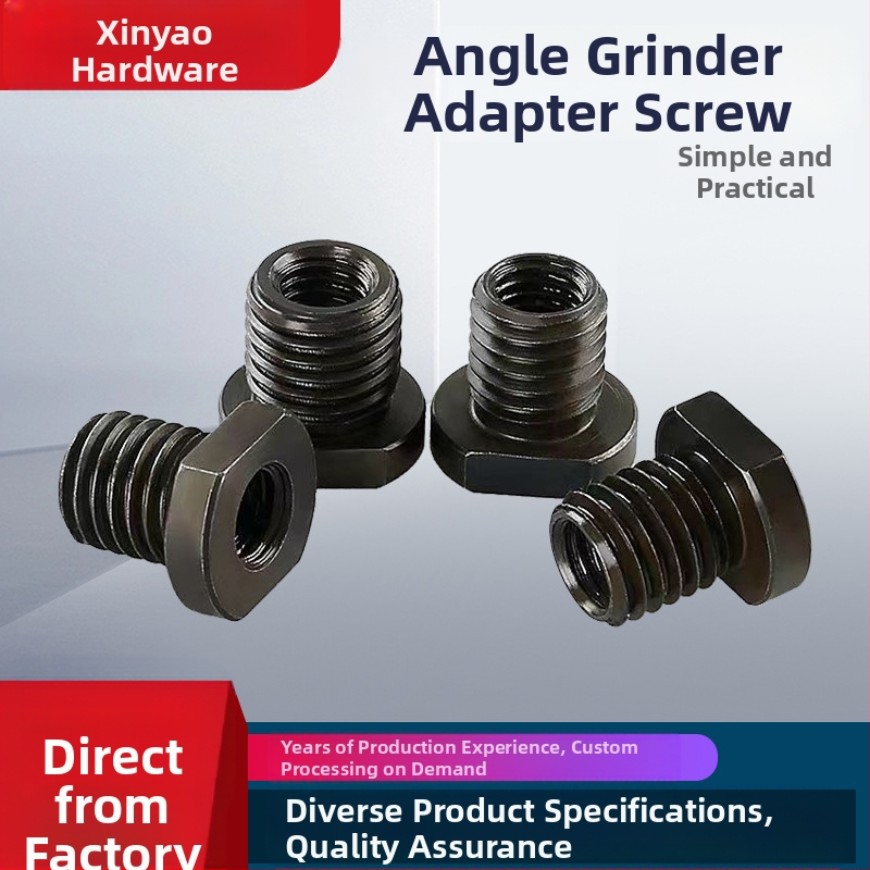 Sarokcsiszoló átalakító adapter M10-ről M14-re, szénacél, elektromos szerszám-kiegészítő