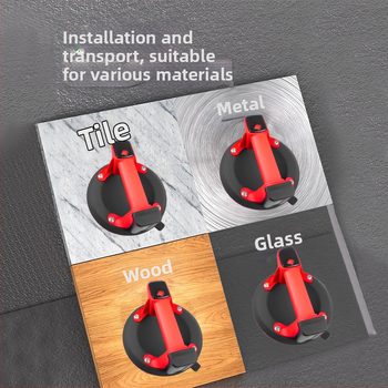 Електрически вакуумен държач за плочки и стъкло с цифров дисплей, автоматично възстановяване на въздуха, висока мощност, тежък товар