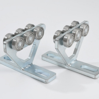 6-колелна електрическа кранова колонна ролкова количка за релси, неръждаема стомана, Hui Hao