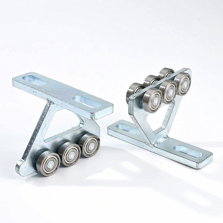 6-колелна електрическа кранова колонна ролкова количка за релси, неръждаема стомана, Hui Hao